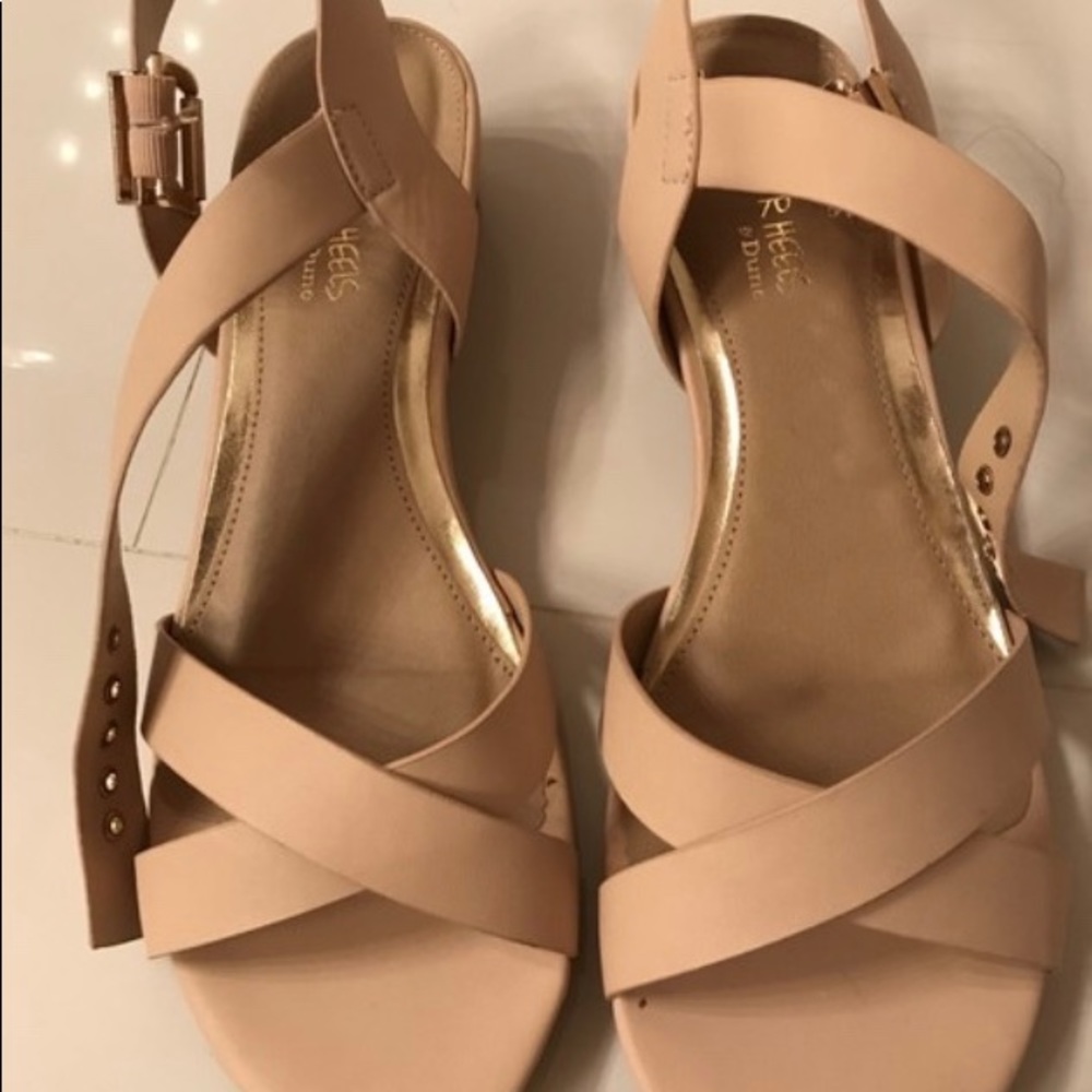 New with box Dune of London beige sandals size 39